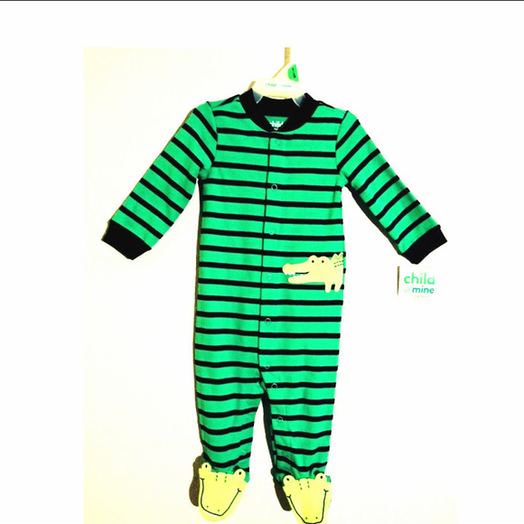 Child of Mine Carter's Crocodile 3 Pairs Sleeper - Picture 1 of 2